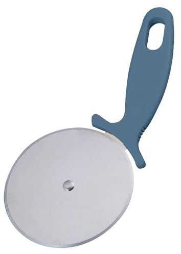 Coltello per pizza,Rotella tagliapizza multifunzionale - Affettatrice per alimenti portatile, tagliapizza in acciaio inossidabile 430 con manico di sicurezza per pizza di qualsiasi dimensione o spesso