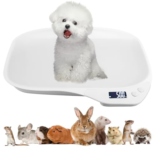Balance Pour Animaux, 15 Kg (± 1 G) Balance Numérique Pour Animaux, Pèse-Personne Numérique, Mini Balance Numériques, Balance Pour Chat, Balance Pour Chien, Pour Chaton, Chiot, Hamster
