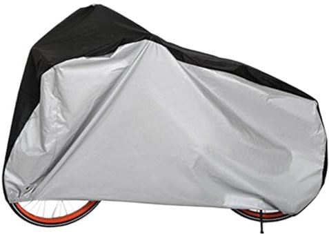 Motorbike Cover - Stationary Bike Covers For Outside | Waterproof Bicyclle Cover Indoor Outdoor Storage | Weatherproof Portable Dust Proof Protector For Trips Travel Rain Dust Protection Safely