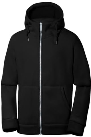 BWBIKE Kvinnor Full Dragkedja Huvtröjor Fleece Fodrad Mysig Långärmad Tjocka Tröjor Avslappnad Mjuk Varm Jacka Avslappnad Jacka Med Huva Ytterkläder