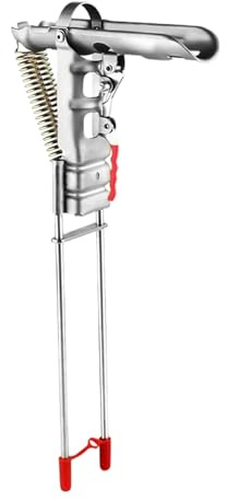 Tyinerc Soporte Automático para Cañas De Pescar con Muelle para Suelo | Portacañas Fijo con Pinza,Soporte Ajustable De Alta Sensibilidad para Pesca En Agua Dulce Y Salada