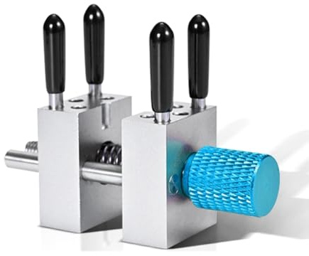 Flaroey Strumento di Serraggio del Modello Morsetto A Mano Mini Morsa Ad Alta Precisione per Modellismo Banco Diviso Soluzione di Continuità Strumento di Costruzione del Modello Blu