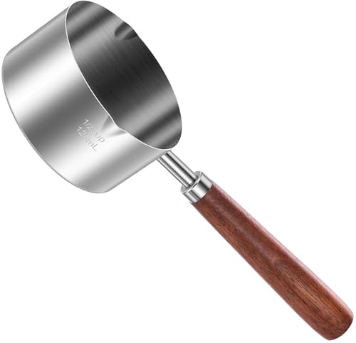 Cacerola Calentadora de Mantequilla de Leche(125 ML) | Olla para Derretir Mantequilla de Acero, Cacerola de Leche Pequeña Adecuado para Una Gran Variedad de Situaciones Culinarias