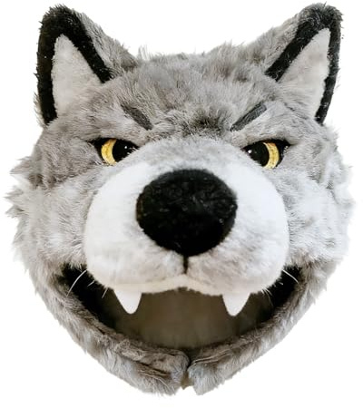 Cappello Da Lupo Per Cani - Cappello Da Animale | Copricapo Per Costumi Cosplay, Lupo Morbido Copricapo Divertente Per Animali Domestici, Per Vestiti Per Gattini, Abbigliamento Per Ca