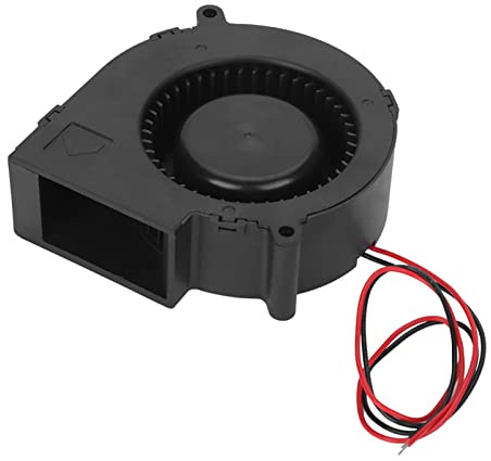 OEBUAFI Soplador de Aire para Ventilador de Barbacoa de 12 V 2,85 A, Rodamiento de Bolas de Alta Precisión para Energía Eólica Fuerte, con Rodamientos de Bolas Dobles para Encendedor de