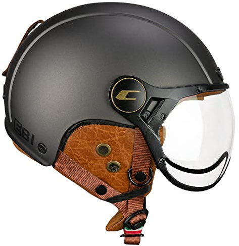 CGM EBI Casque de Ski Unisexe pour Adulte, Graphite satiné, S (55-56cm)