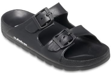 Quiksilver Embark, Sandalia Hombre, Anthracite, 44 EU
