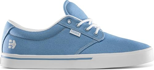 Etnies Jameson 2 Eco Sustainable Skate Style, Reinforced Cupsole, Cushioned Feel, Everyday Sneakers, Vegan - Blue/White/Blue - 8