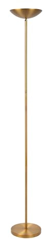LUCIDE ZENITH - Lámpara de suelo - Ø 25,4 cm - LED Regul. - 1x20W 3000K - Oro mate/Latón