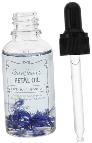 EXQUIMEUBLE Öl Für Trockene Und Anti-aging Gesichtspflege Feuchtigkeitsspendendes Ätherisches Öl Für Hautelastizität Haar Und Körperpflege Entspannender Blumenduft Für Umfassende