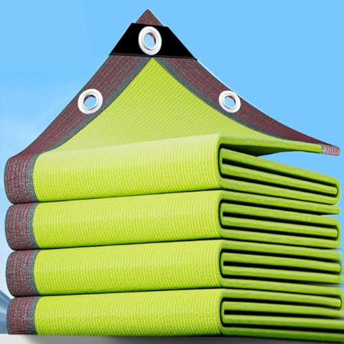 Red de Sombreado de Protección Solar Verde,Toldos Vela para Exterio,Malla | Sombra 85% UV Privacidad de Jardín y Pantallas Protectoras para pérgolas,Plantas,Vegetales
