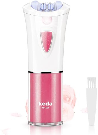 Gesichtsepilierer Damen - Epilierer Damen - Epilierer Damen Gesicht - Kabelloser Elektrischer Epilierer mit LED - Haarentfernung für Damen/Gesicht/Intimbereich/Körper/Achselhöhle/Bein/Bikinizone/Arme