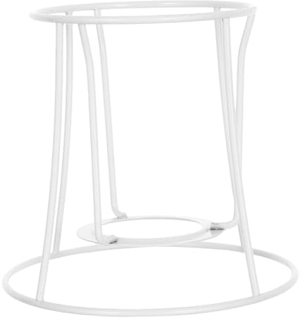 Zerodeko Soporte De Hierro Para Lámpara De Araña Vintage Con Diseño Irregular Mini Cintura, Compatible Con Portalámparas E27, Pantalla De Metal Estilo Europeo, Uso Lámparas De Mesa y Colgantes