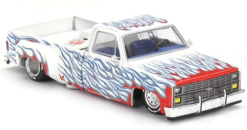 Chevrolet Silverado Dually on Fire V2 - KAIDO HOUSE Mini GT - Scala 1/64