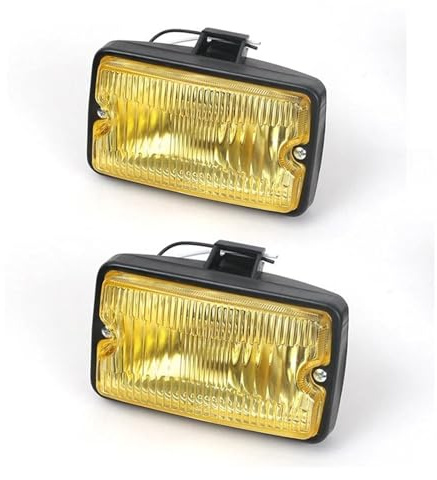 CMGGMKEZDP Para Peugeot 205 GTI CTI 106 306 Mi16 H3 Parachoques Delantero Luz Niebla Luz Conducción Diurna Luz Conducción Foco Foco Faros antiniebla(2 piezas amarillo)