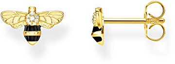 THOMAS SABO Damen Ohrringe Ohrstecker Biene Gelbgold 925 Sterling Silber H2052-565-7