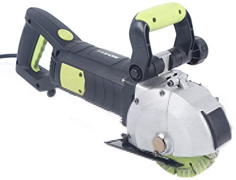 banborba Fresadora de muros, 220 V, 4800 W, fresadora de pared, fresadora de hormigón, fresadora ranurada con aspiradora, 6 hojas de sierra, profundidad de corte máxima 42 mm, ancho de corte máximo 40