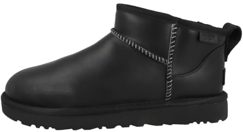 UGG 1163490-BLK W CLASSIC ULTRA MINI LTHR REGEN Donna, BLACK EU 40
