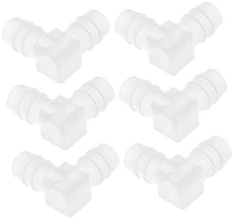 FONDOTIN 6pièces Connecteurs De Tuyau Plastique Shaped De Raccords Barbés pour Tuyaux PU