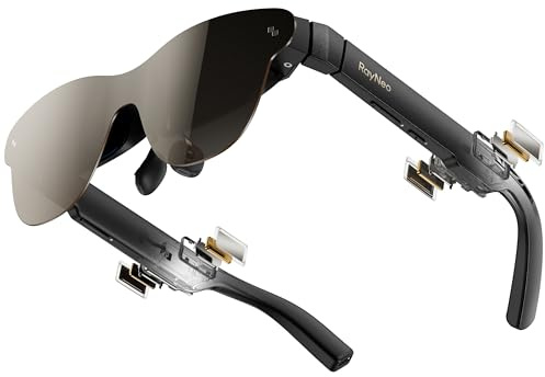RayNeo Air 3s Pro Gafas AR/XR- Pantalla de Video 201'' 1200 Nits 120Hz HueView 2.0, Gafas de Juego Inteligentes para iPhone 17,16,15/Android/Mac 2/PS5/SteamDeck