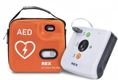 Desfibrilador Semiautomático REX iAED S1 con Guía por Voz, Garantía de 5 años