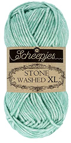 Scheepjes Stone Washed XL 50g - 868 Larimar Cotton-Acrylic Yarn
