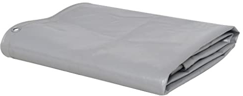 vidaXL Bâche 650 g/m² 4x7 m Gris Couverture de Camping Protection Jardin