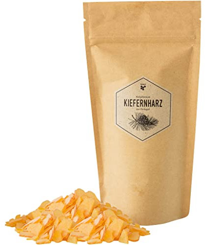 Kiefernharz aus Portugal, 100g natürliche Baumharz Harzklumpen (Kolophonium), leicht zu pulverisieren, für Balsame oder Bienenwachstücher