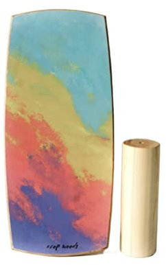BJTYHT Balance Board Balance-Trainingsgeräte-Bilanzplatine, Surfbrett, Skateboard, Eislaufen, Snowboarden, Yoga, gebraucht for Fitness-Trainings- und Koordinierungs-Trainings-Ausbildungsgerät,