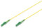 DIGITUS DK-2933-05-APC-SX – Câble à fibre optique OS2 – 5 m – LC(APC) vers LC(APC) – FO simplex – FTTH, FTTB & FTTx – Câble LAN FO monomode SM – Type de fibre : 9/125 µ – Jaune
