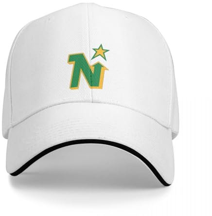 QFLLQLFF Basecap Minnesota North Stars Vintage Hockey Vintage Logo Cap Baseball Cap Luxus Herrenhut Luxus Herrenhut Damen Geschenk