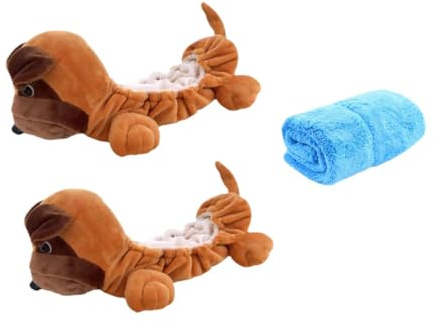 F Fityle Couvre-Lames de Patins à Glace Protecteur de de Patin Protège-Lames de Glace Robustes, Housse de Patinage de Dessin animé Housses de Patins pour, Shar-pei