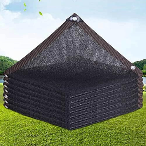 Voile Ombrage Imperméable 4x4 Filet d'ombrage Toile Ombrage Extérieur 3x4 Rectangulaire Jardin Balcon/Garage/Ferme/Voitures/Pergola,black-3x2m