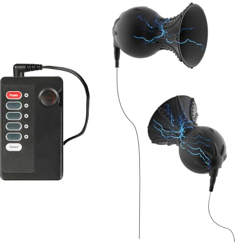 Nippelsauger Brustwarzen für Herren Nipple Pump Brustvergrößerung Nipple Suckers for Women Nippelpumpe Brustwarzensauger Vakuumpumpe Brustsauger Nippel Pumpe Extra Stark BDSM Elektro für Frauen