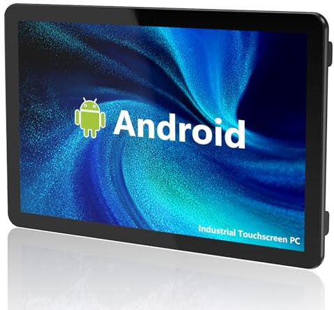 NORQIN 27-Zoll Android 11 Industrie-Panel-PC,IP65 Front-Touch Embedded-Interaktives Touchscreen,Kapazitive Multi-Touch-Tafel,HDMI/LAN/COM/USB/WLAN/BT,Für Kioske,Kassen & Fabriken(8GB RAM,128GB ROM)