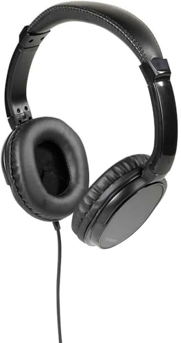 Vivanco TV Comfort 70 Schwarz Ohraufliegend Kopfband - Kopfhörer (Ohraufliegend, Kopfband, Verkabelt, 20 - 20000 Hz, 5 m, Schwarz)