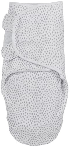 Meyco Baby Cheetah Pucksack, Erstausstattung Neugeborene (Pucktuch für Babys ab 0-3 Monaten, weicher Schlafkomfort, atmungsaktiv und feuchtigkeitsabsorbierend, Einschlafhilfe), Hellgrau 7501500