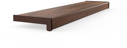 Seiletech.de Fönsterbräda PVC | 25 cm x 130 cm | mutter | fönsterbräda | för inomhus | fönsterbräda | inomhus | metervara | vardagsrum | dekoration | plast
