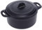 Victoria Mini Cocotte Induktion Gusseisen Emailliert 10cm, Mini Dutch Oven 0,3 L, 1-2 Portionen, PTFE und PFOA Frei, Geeignet für Feuer, Grill, Backofen, Ceranfeld, Kochfeld, Gas