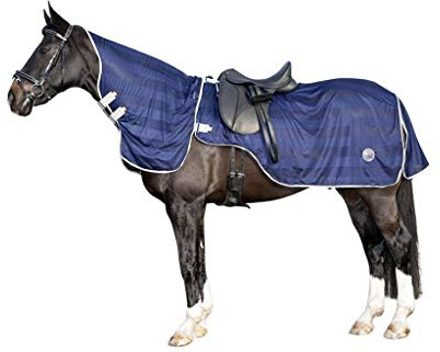 HKM Pferdedecke-11338 dunkelblau 165