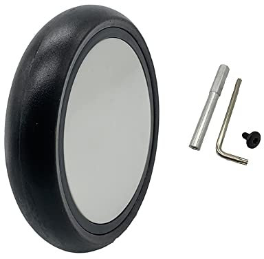 Stroller Replacement Accessories Rubber Rear Wheels Compatible with Babyzen YOYO YOYA (1 x Rear Wheel)