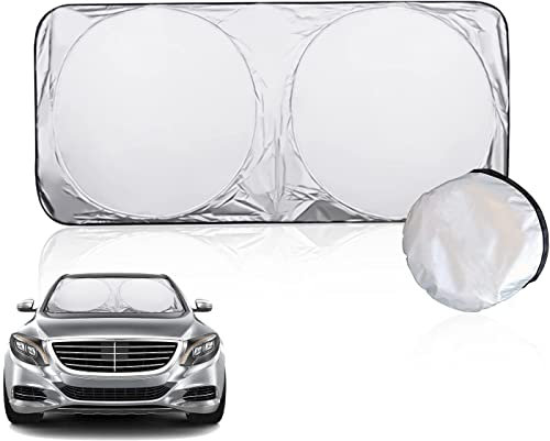 Parasol para Parabrisas Parasol Coche Delantero Plegable 160 x 86cm Apto a la mayoría de Coches y SUV