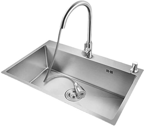 Edelstahlküche verdicktes Handwaschgeschirr manuelles Unterbauwaschbecken