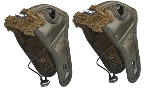 INOOMP 2stücke Fliegermütze Für Haustiere Kreatives Kostüm Für Hunde Und Katzen XXL Braun Für Partys Und Fotoshootings Sorgt Für Spaß Und Freude Beim Verkleiden