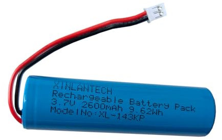 3.7v 2600mAh Batterie Li - ION Rechargeable pour Croove Amplificateur de Voix, 9,62wh B0143kh9kg Batterie de Remplacement (1 pièces Prise JST PH2.0 / 2P)