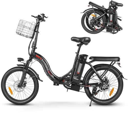 SAMEBIKE CY20 Elektrofahrrad 20 * 2.35 Fat Tire Folding Electric Bike Batterie 468wh, Maximale Reichweite bis zu 60-110 Km, Off-Road Mountain Bike City E-Bike Männer Frauen