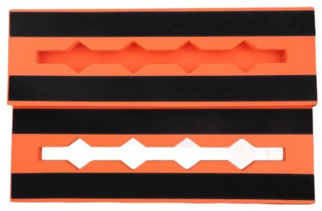 HELEVIA Gitarrpedalbräda, EVA Stor Kapacitet Anti Slip Lightweight Portable Guitar Effects Pedalboard, för 6-10 Pedaler
