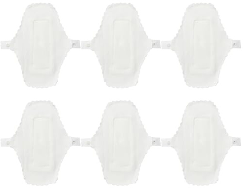 Hohopeti Toallas Menstruales Reutilizables de Tela Lavable 6 Piezas Protector Diario para Mujer Adecuado para Viajes Cómodos y Ecológicos