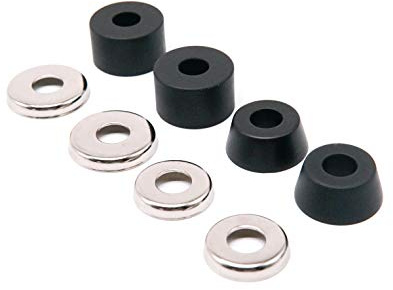 ELOS Skateboard Truck Bushings Set - 94A Medium Hard & 88A Medium Soft - High Rebound Longboard Bushings - No Squeak, Wear-Resistant, Complete Kit (88A)