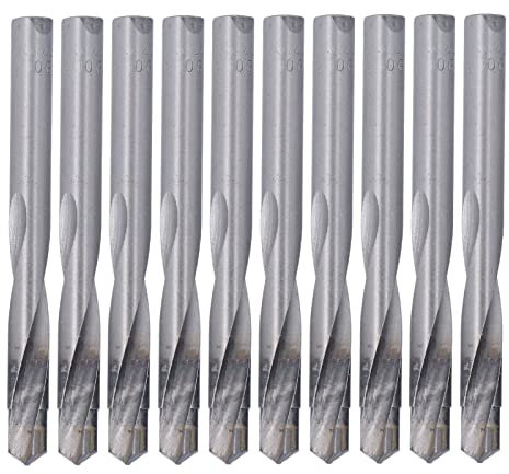 Fresa, 10 Frese a Candela, Fresa da 10 Mm, Fresa per Incisione, Fresa a Sfera da 10 Mm per Incisione, Fresatura, Frese a Punta Quadrata